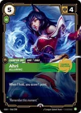 Riftbound Ahri Alluring Launch Promo Foil OGN 066/298 League of Legends English