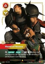 Near Mint - 1 x Riftbound TCG Darius - Hand of Noxus (Overnumbered) - 302/298 -