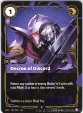 DECREE OF DISCORD 107/166 RIFTBOUND FOIL NM/M