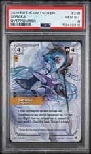 2026 RIFTBOUND: SFD-SPIRITFORGED 239/221 SORAKA OVERNUMBER PSA 10 GEM MT