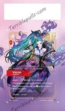 Riftbound Extended Art Insert PSA- Vayne 223 Hunter ART ONLY