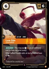 Riftbound: League of Legends Trading Card Game OGN Lee Sin - Centered (#151/298,