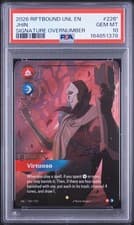 2026 RIFTBOUND: LEAGUE OF LEGENDS UNL-UNLEASHED #226* JHIN - VIRTUOSO PSA 10