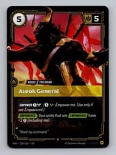 Riftbound TCG Aurok General 130/166 Vendetta Foil Rare NM/M