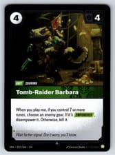 TOMB-RAIDER BARBARA 037/166 FOIL VENDETTA RIFTBOUND NM