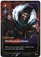 Draven, Glorious Executioner [SFD-185/221] Foil Rare Spiritforged Riftbound L...