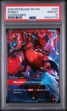 2026 Riftbound SFD EN Rumble Overnumber PSA 10