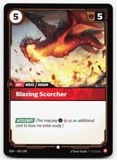 BLAZING SCORCHER 001/298 COMMON ORIGINS NM RIFTBOUND
