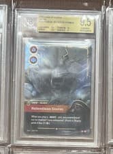2025 Riftbound Origins Volibear Relentless Storm #300/298 Overnumbered BGS 9.5