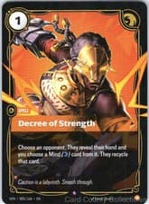 DECREE OF STRENGTH 085/166 RIFTBOUND FOIL NM/M