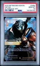 2025 RIFTBOUND: LEAGUE OF LEGENDS OGN-ORIGINS #246A VIKTOR - LEADER PSA 10