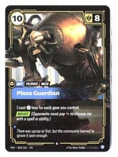 Riftbound Plaza Guardian VEN 064/166 Foil