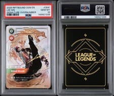 Lee Sin Blind Monk 304*/298 Signature Riftbound  Origins Overnumbered PSA 10