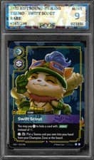 2025 Riftbound Origins Teemo #263/298 Rare Graded FCGS 9 MINT
