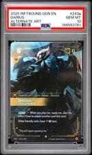 2025 RIFTBOUND: LEAGUE OF LEGENDS OGN-ORIGINS #243A DARIUS - EXECUTIONER PSA 10