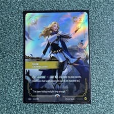 Nexus Night Promo Lux, Crownguard Hologram Trading Card 14/24 (2025)  Riftbound