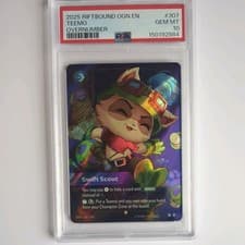 2025 Riftbound Teemo Swift Scout #307 Origins OGN Overnumber PSA 10 Gem Mint