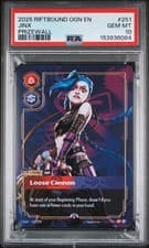 2025 Riftbound Jinx Metal #251 Prizewall PSA 10 Origins Prize Wall Arcane OGN