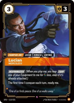 Lucian, Merciless