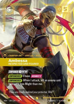 Ambessa, Respected and Feared (Overnumbered)