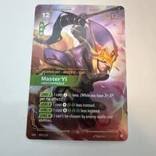 League of Legends Riftbound Unleashed Master Yi Unstoppable 059/219 Epic