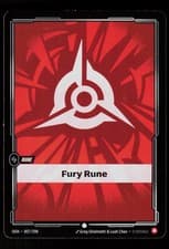 Fury Rune OGN-007 Common Origin Riftbound NM