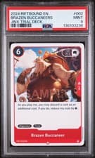 2024 RIFTBOUND: LEAGUE OF LEGENDS JINX TRIAL DECK #002 BRAZEN BUCCANEERS PSA 9