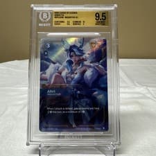 2026 Riftbound League of Legends Vendetta #SP3 Ahri Inquisitive BGS 9.5 GEM MINT