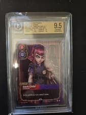 Annie - Dark Child 017 Prizewall Metal Card Riftbound Tcg Beckett 9.5!!