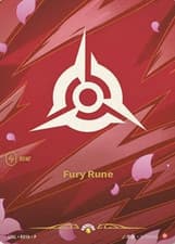 Riftbound Fury Rune (R01b) (R01b/299) Unleashed NM FOIL- Riftbound Promotional