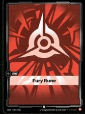 FURY RUNE 007/298 COMMON ORIGINS RIFTBOUND NM