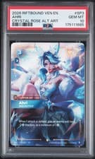 2026 Riftbound: League Of Legends Ven-Vendetta Ahri Crystal Rose AA PSA 10 #SP3