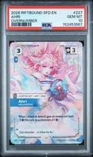 2026 RIFTBOUND: LEAGUE OF LEGENDS SFD-SPIRITFORGED #227 AHRI OVERNUMBER PSA 10
