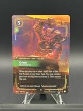 Ornn Blacksmith Foil 058/221 Spiritforged Riftbound League of Legends