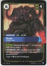 Ornn Forge God Foil 085/221 Spiritforged Riftbound League of Legends