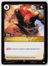 Horns of the Dragon 118/166 Vendetta Riftbound NM/M