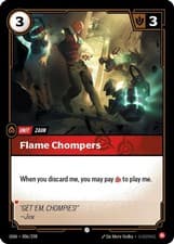 FLAME CHOMPERS 006/298 C RIFTBOUND ORIGINS FOIL NM