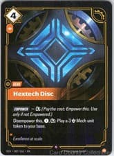 HEXTECH DISC 087/166 RIFTBOUND FOIL NM/M
