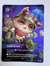 Riftbound TCG Swift Scout Teemo 307/298 Overnumber OVN OGN Origins