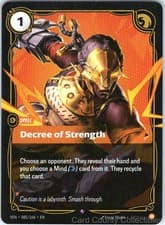 DECREE OF STRENGTH 085/166 RIFTBOUND FOIL NM/M
