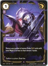 DECREE OF DISCORD 107/166 RIFTBOUND FOIL NM/M