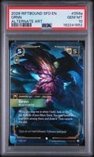 2026 RIFTBOUND: LEAGUE OF LEGENDS SPIRITFORGED #058a ORNN ALTERNATE ART PSA 10