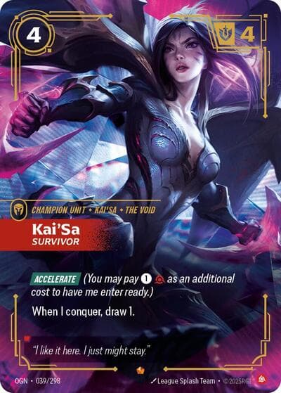Kai'Sa, Survivor