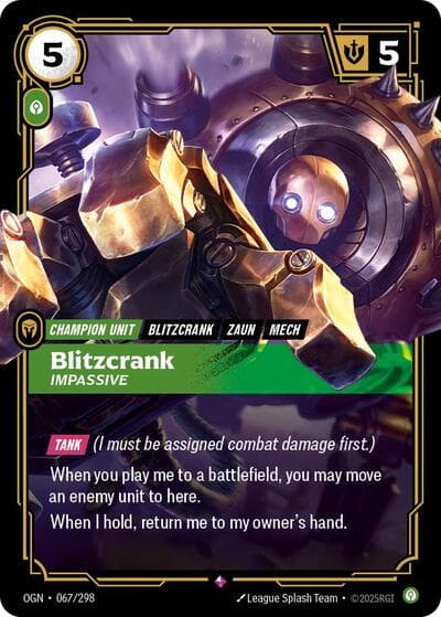 Blitzcrank, Impassive