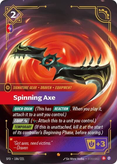 Spinning Axe