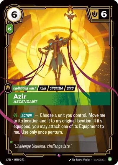 Azir, Ascendant