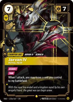 Jarvan IV, Royal Heir (Alternate Art)